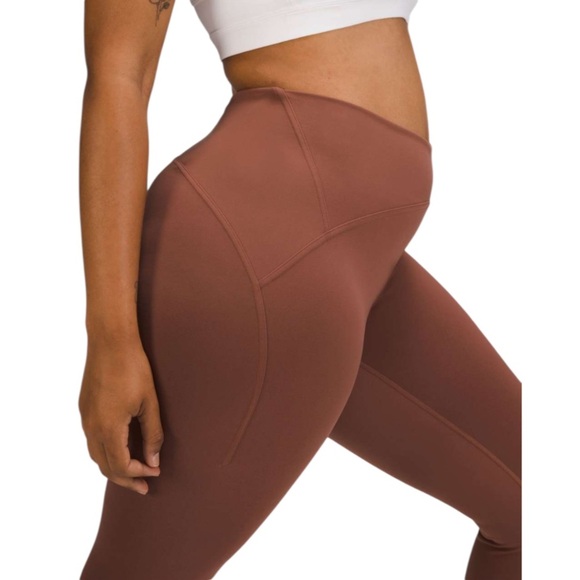LULULEMON ATHLETICA Women’s InStill High-Rise Brown Leggings - Picture 4 of 15